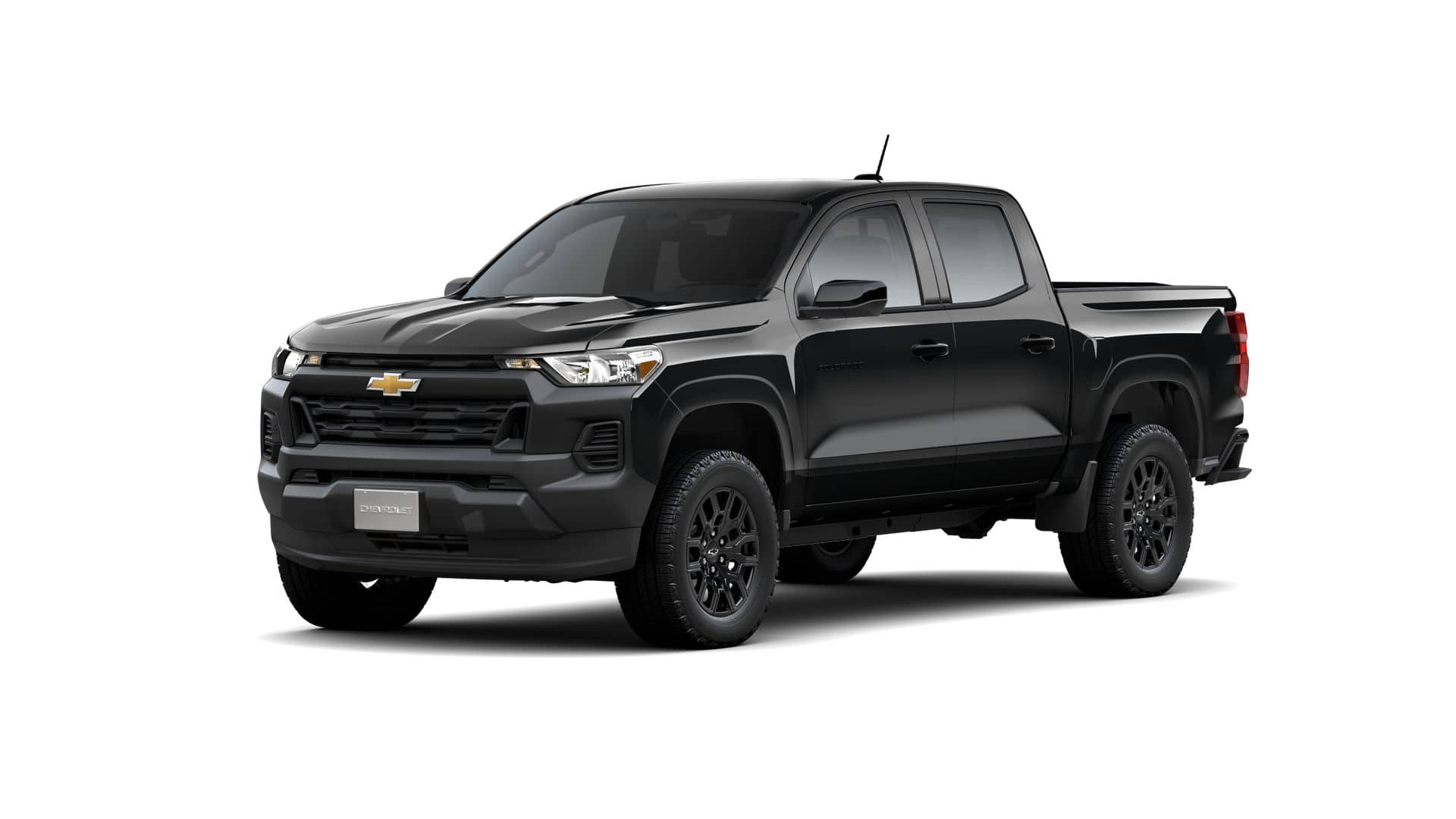 2026 Chevrolet Colorado WT in Black — front three-quarter view