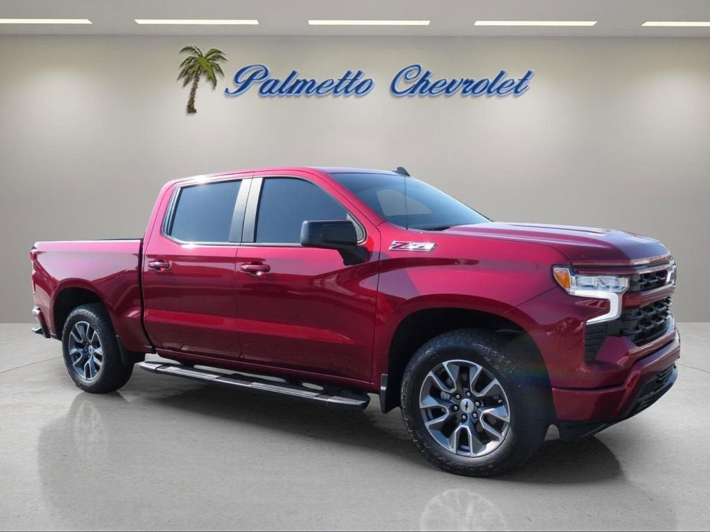 2025 Chevrolet Silverado 1500 RST in Radiant Red Tintcoat — front three-quarter view