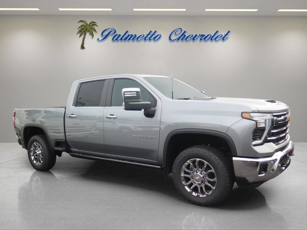 2026 Chevrolet Silverado 2500 HD LTZ in Sterling Gray Metallic — front three-quarter view