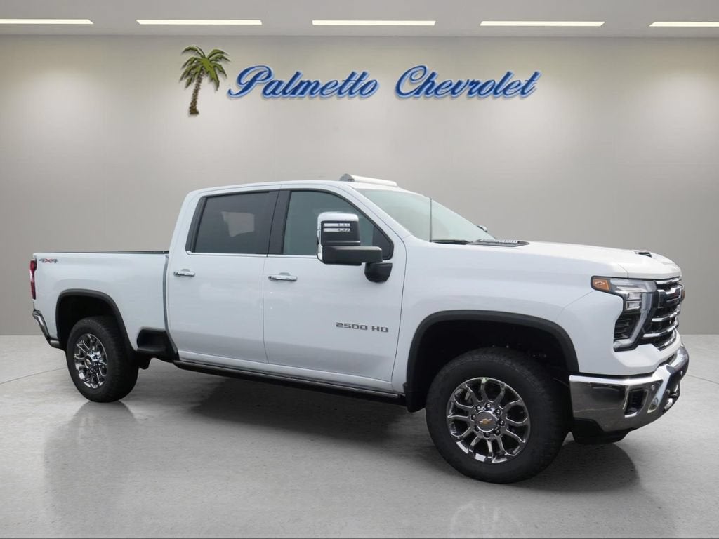 2026 Chevrolet Silverado 2500 HD LTZ in Summit White — front three-quarter view