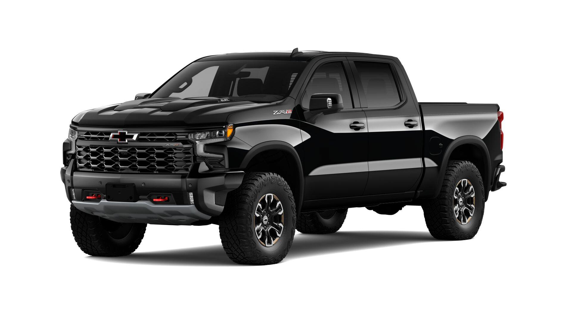 2026 Chevrolet Silverado 1500 ZR2 in Black — front three-quarter view