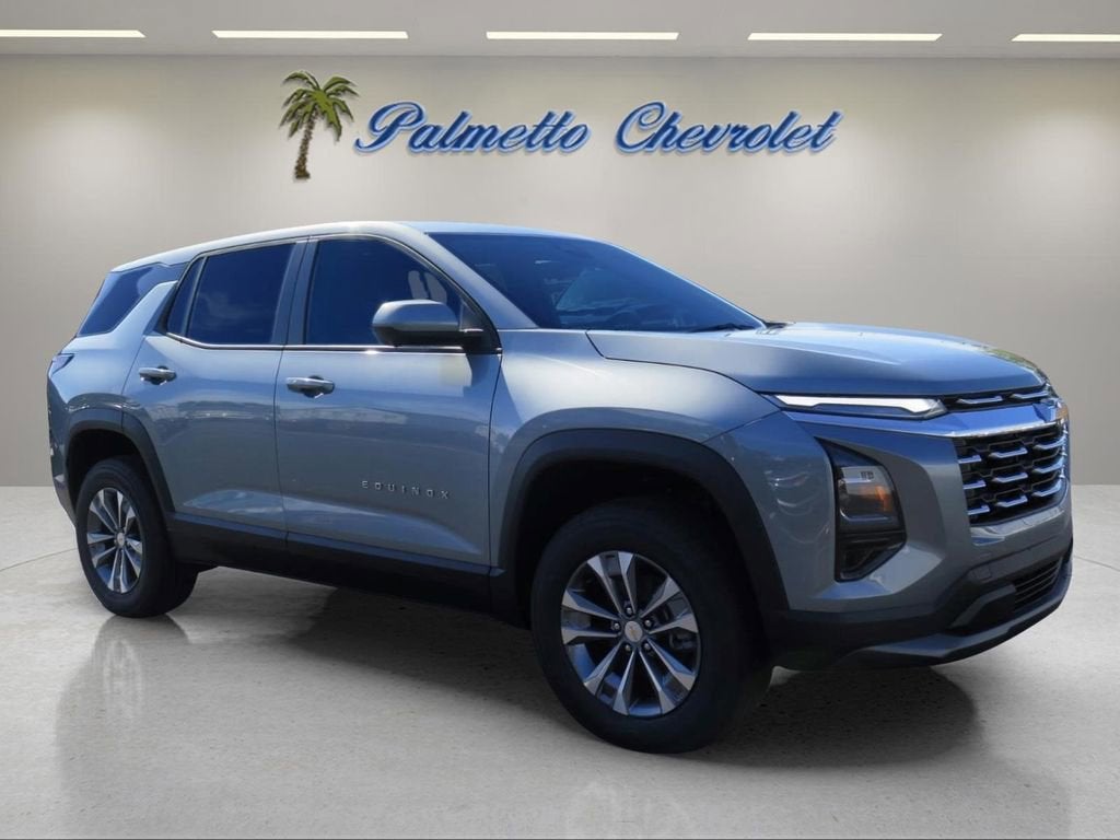 2026 Chevrolet Equinox LT in Sterling Gray Metallic — front three-quarter view