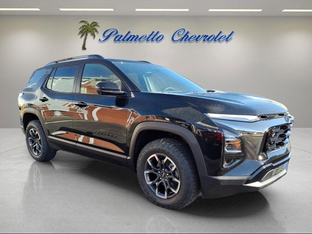 2026 Chevrolet Equinox ACTIV in Mosaic Black Metallic — front three-quarter view