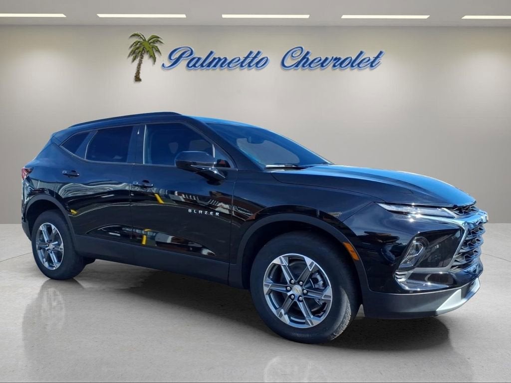 2026 Chevrolet Blazer 2LT in Black — front three-quarter view