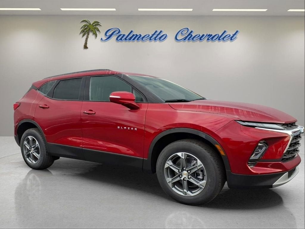 2026 Chevrolet Blazer 3LT in Radiant Red Tintcoat — front three-quarter view