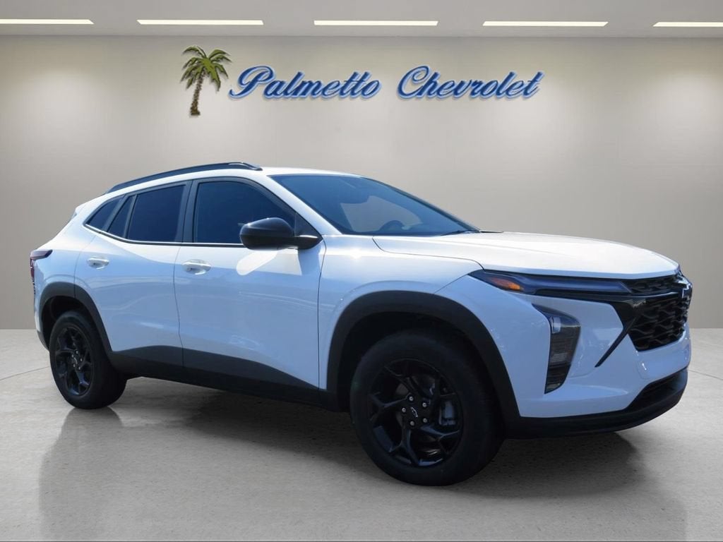 2026 Chevrolet Trax LT in Summit White — front three-quarter view